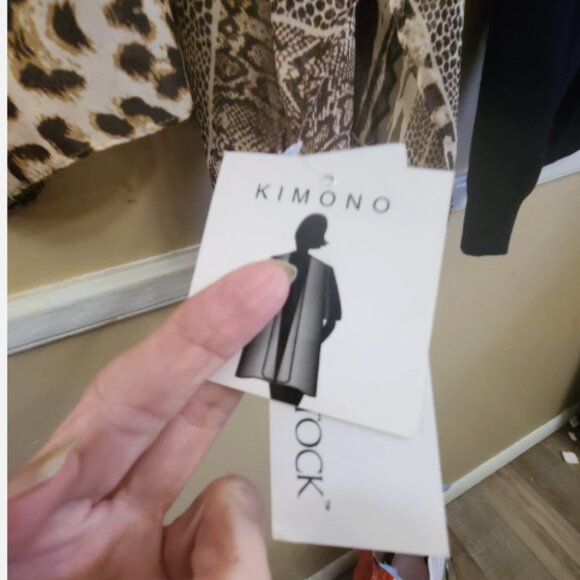 BUNDLE WOMENS ST JOHN JACKET JAEGER TOP CHECKED JESSICA MCCLINTOCK KIMOTO NEW 34 - Picture 7 of 8